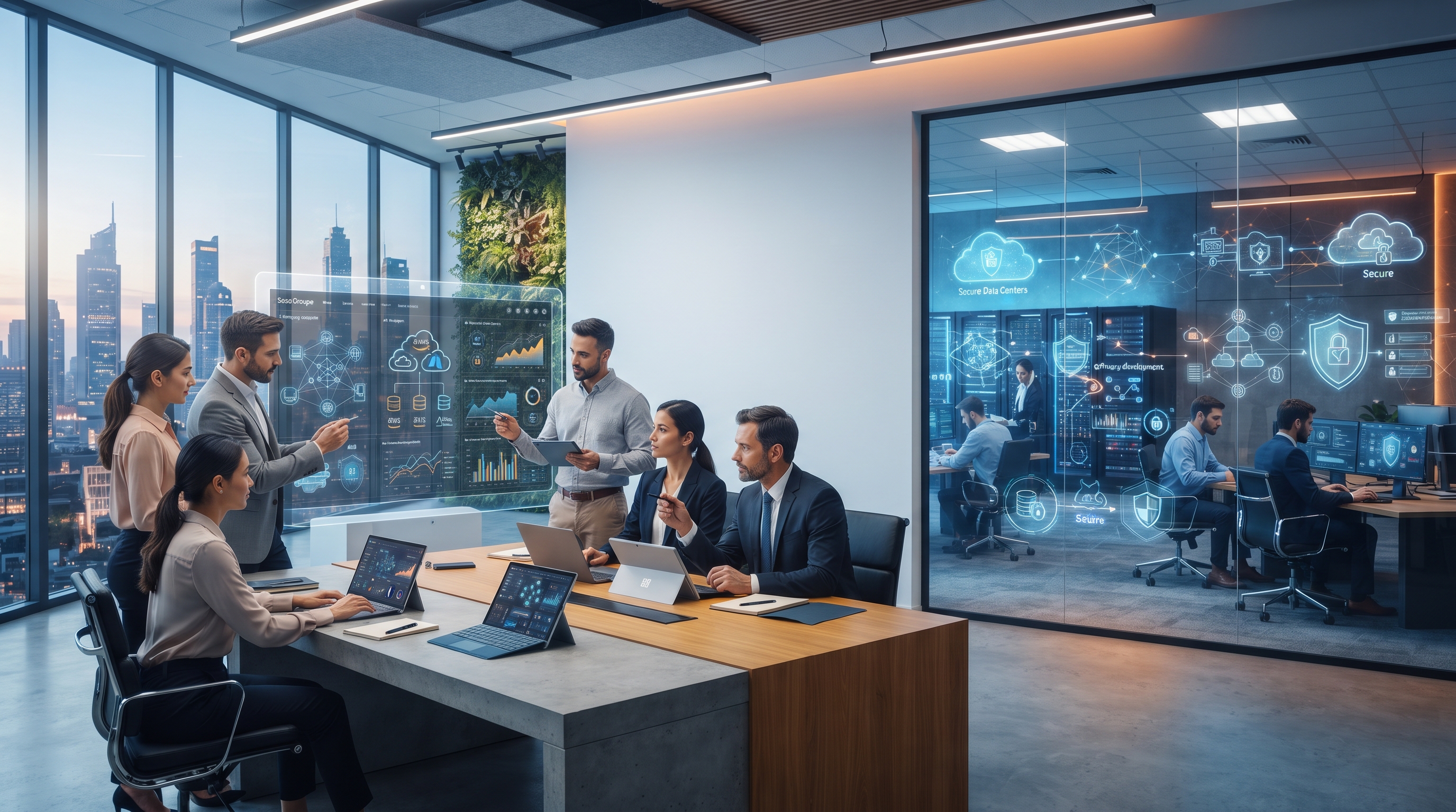 SECO Tech développant des solutions numériques, des logiciels et des infrastructures informatiques pour les entreprises.